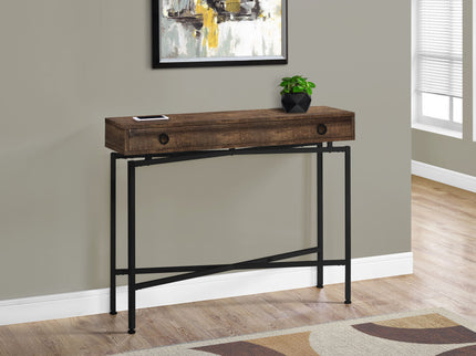 Accent Console Table For Entryway, Functional Storage Drawer