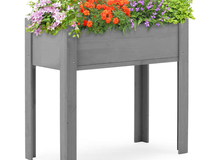 Raised Garden Bed With Legs, Elevated Planter Box For Outdoor Plants