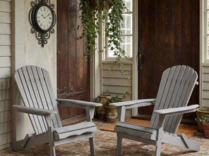 Oversize Outdoor Folding Adirondack Chair, Patio Chair For Garden