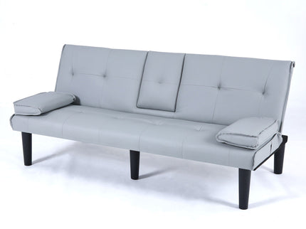 Sofa Bed With Foldable Design And Cup Holder