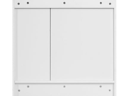 Wall Mount 2 In 1 Mirror Cabinet With Adjustable Shelf, Soft-Closing Hinges