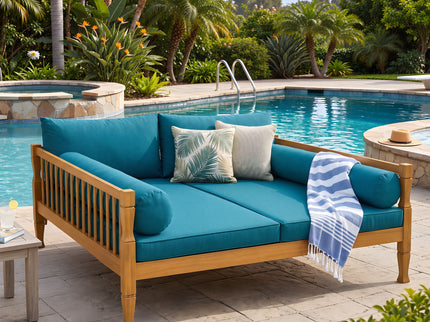 Outdoor Sofa Bed, 2 In 1 Patio Daybed For Backyard