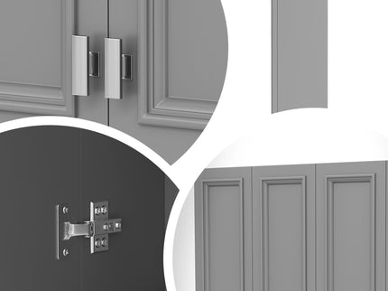 Wall Mounted Bathroom Cabinet With 5 Adjustable Shelves