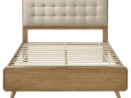 Winston - Platform Bed With Upholstered Headboard