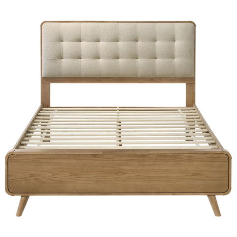 Winston - Platform Bed With Upholstered Headboard