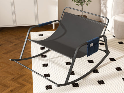 Rocking Chair With Storage, Cushions & Armrests