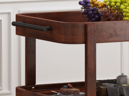 Home Selleck - Bar Cart - Mahogany