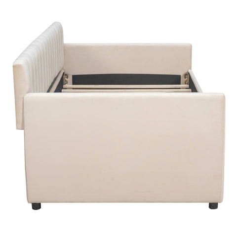 Upholstered Daybed With Slat Support