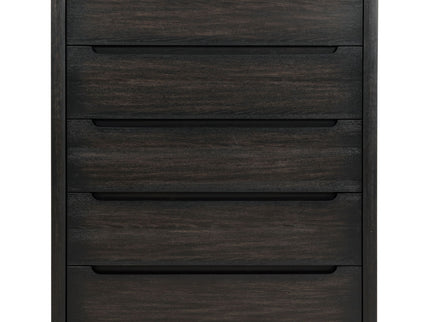 Bangor - 5 Drawer Bedroom Chest - Black
