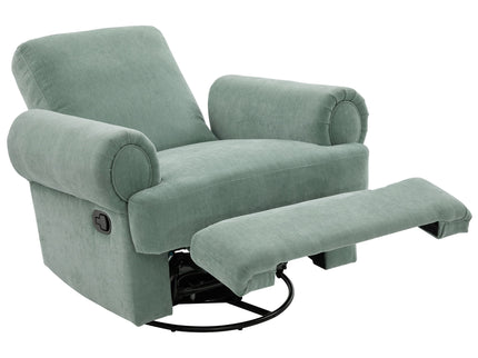 Manual Swivel Recliner Rocker Chair With Adjustable Backrest