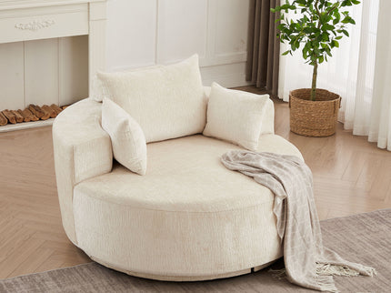 Single 360 Degree Swivel Chair For Living Room