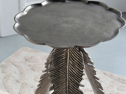 Leaf Side Table - Silver