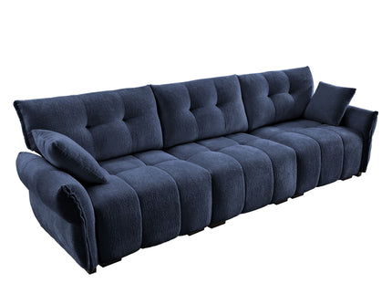 Modern Sofa & Pillows, Textured Cover, High Rebound Cushions