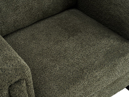 Upholstered Accent Armchair With Square Arm