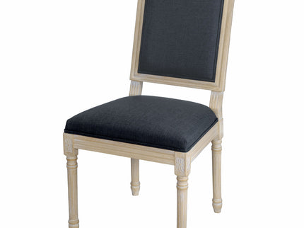 Dining Chairs With Upholstered Square Back (Set of 2)