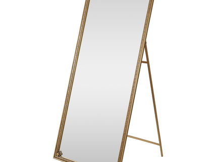 Full Length Mirror With Stand, Floor Standing Dressing - Antique Gold