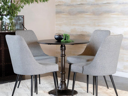 Round Dining Table & Pedestal Base - Brown