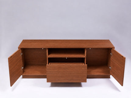 TV Stand For TVs Up To 65" With 2 Doors, 1 Drawer And 1 Open Shelf
