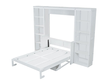 Murphy Bed With Desk And Bookshelf
