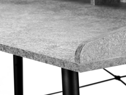 Computer Desk For Home Office, Sturdy Construction, Storage Shelves