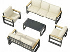 Beige / 5 Pc. Sofa, Loveseat, 2 Chairs, Coffee Table