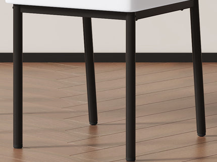 Ergonomic Simple Chair With Metal Leg