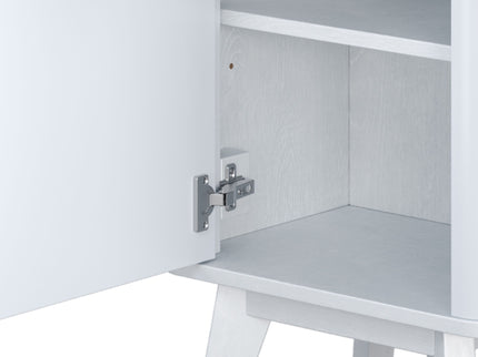 Tall Bathroom Storage Cabinet With Adjustable Shelves And 1 Drawer & Door