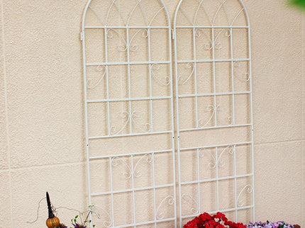 Metal Garden Rustproof Trellis For Climbing Plants Outdoor Flower Support