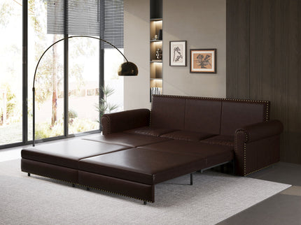 Chesterfield Sofa & Pull Out Bed