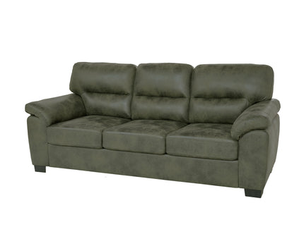 3 Seater Sofa With Padded Armrests And Triangular Leg