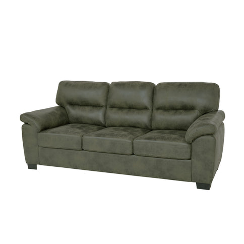 3 Seater Sofa With Padded Armrests And Triangular Leg
