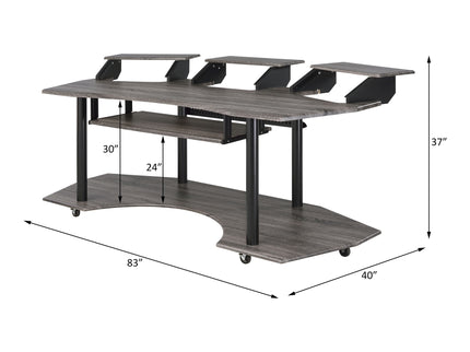 Eleazar - Music Recording Studio Desk - Wood