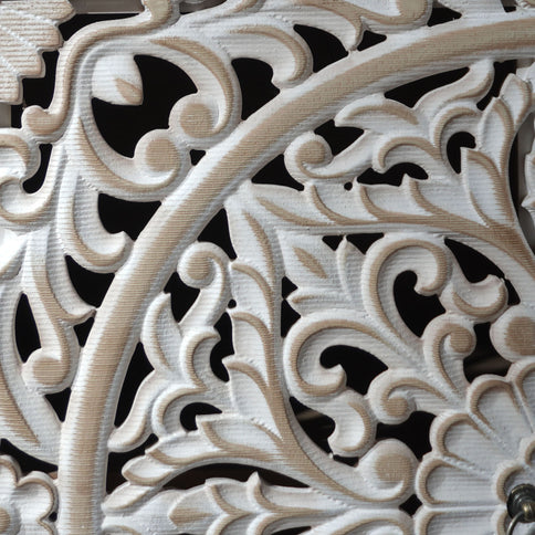 Carved 4 Door Cabinet, Storage Sideboard For Living Room - Multi