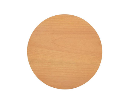 Cabana - Round Cane Storage Side Table - Natural Brown Oak
