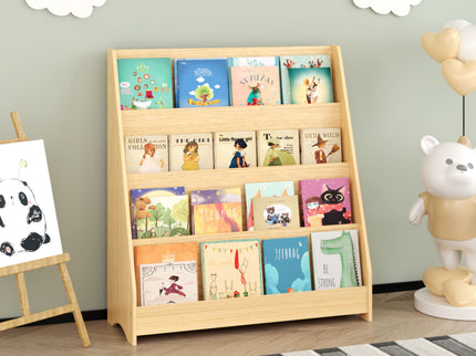 4 Tier Bookshelf, Toddler Book Display Shelves