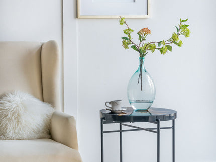 Side Table - Black / Brown