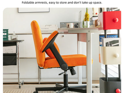Criss Cross Armrest Office Chair With Wheels