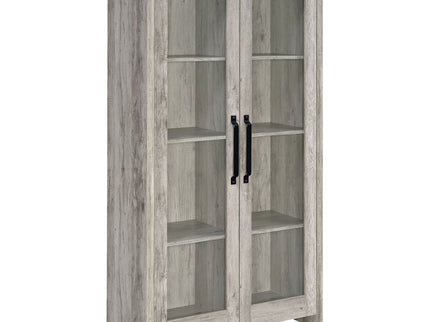 Myerson - 2 Door Tall Cabinet - Gray