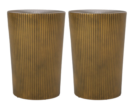 Langseth - Iron Sunburst Side Table Modern Design