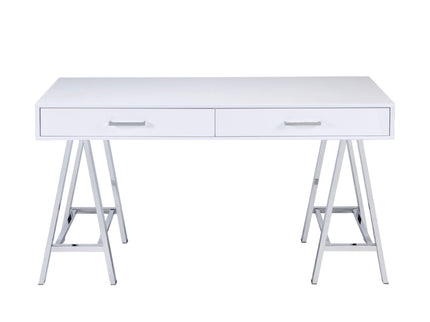 Coleen - High Gloss Writing Desk With USB