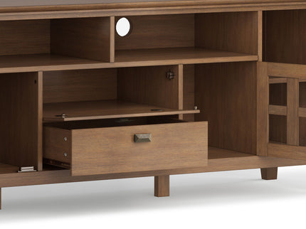 Artisan - TV Media Stand - Rustic Natural Aged Brown