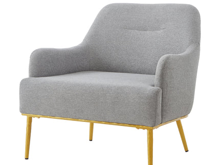 Modern Elegance Accent Chair With Curved Backrest