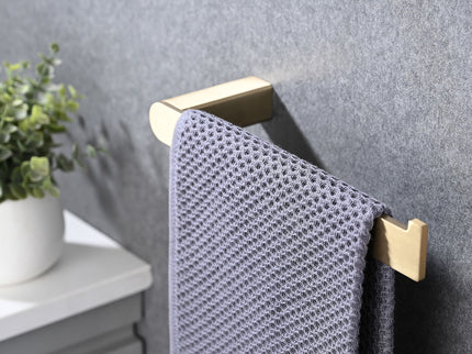 4 Pieces Bathroom Hardware Set Single Towel Bar, Towel Holder, Toilet Paper Holder