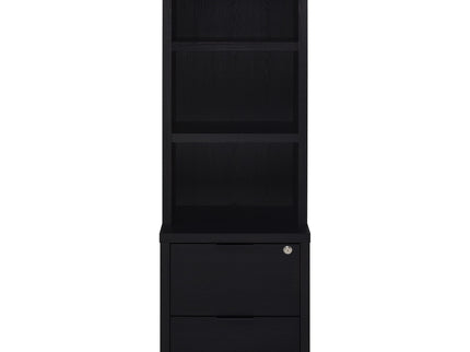 Geary - 3 Shelf Bookcase With USB Charging And Lockable Top Drawer