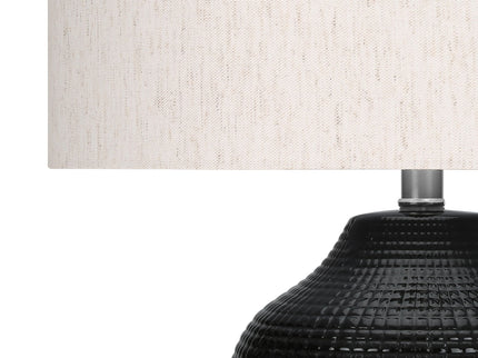 Lighting, Table Lamp, Ceramic, Contemporary - Black / Cream