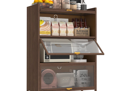 Flip Doors Cabinet, With Ample Storage Space