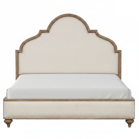 3 Piece Bed Set With 2 Nightstands, Upholstered Headboard, USB Ports