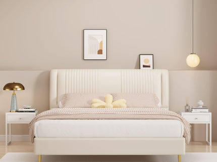 Nightstand With Drawer, Minimalist Bedside Table, Compact End Table For Bedroom - White