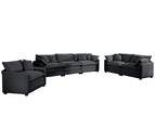 Dark Gray / 3 Pc. 3 Seater Sofa, 2 Seater Sofa, Chair