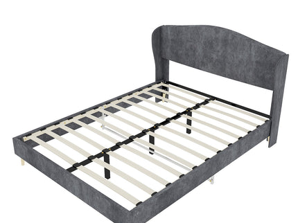 Upholstered Bed, Tufted Headboard, Comfortable Sleep